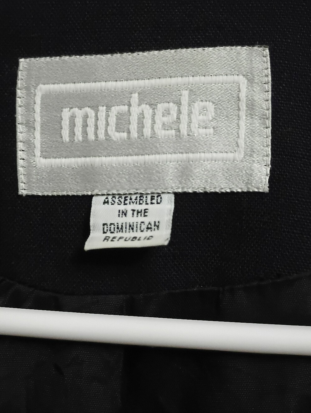 Michele Black Open-Front Women's Blazer - Picture 2 of 2